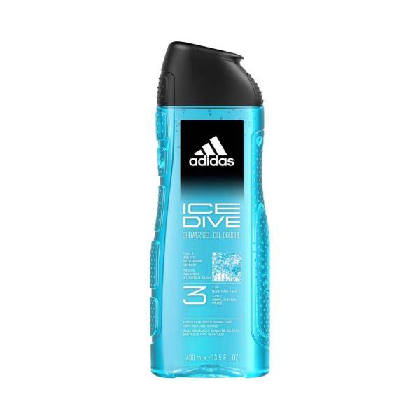 Adidas Ice Dive 3-In-1 Shower Gel, 400ml