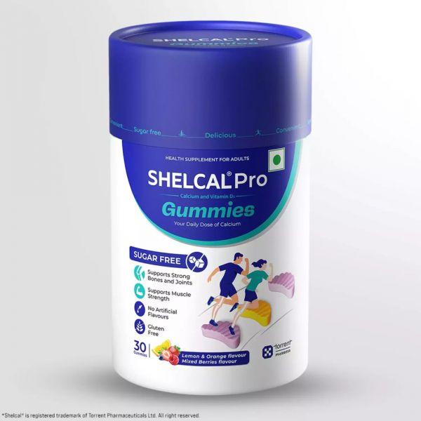 Shelcal Pro Calcium & Vitamin D3, 30gummies