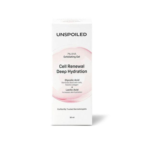 Unspoiled 7% AHA Exfoliating Gel, 30ml