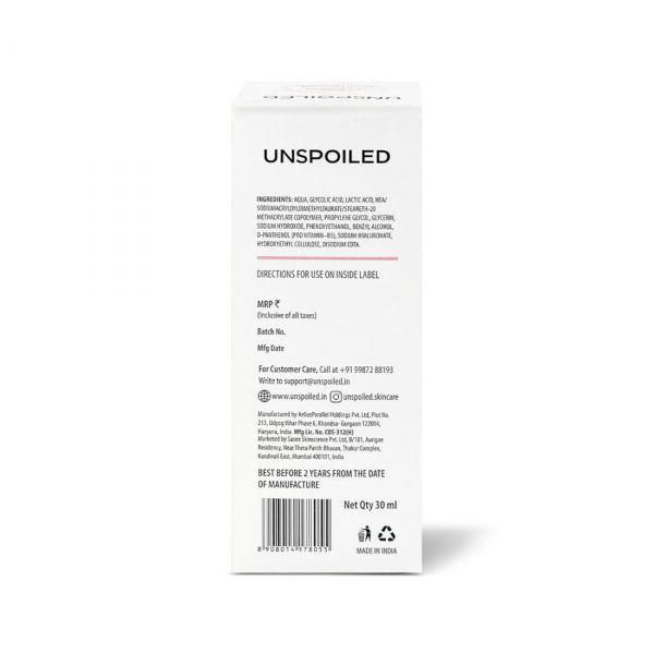 Unspoiled 7% AHA Exfoliating Gel, 30ml