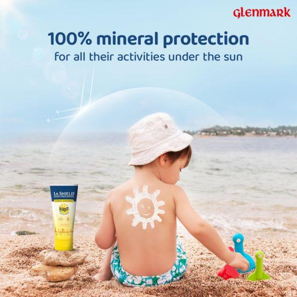 La Shield Kids SPF 50 PA+++ Sunscreen Gel, 50 gm