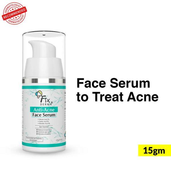 Fixderma Anti Acne Face Serum, 15gm