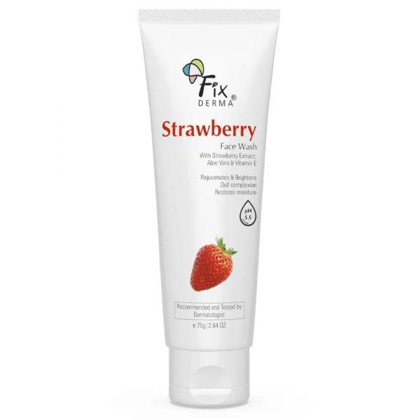 Fixderma Strawberry Face Wash, 75gm