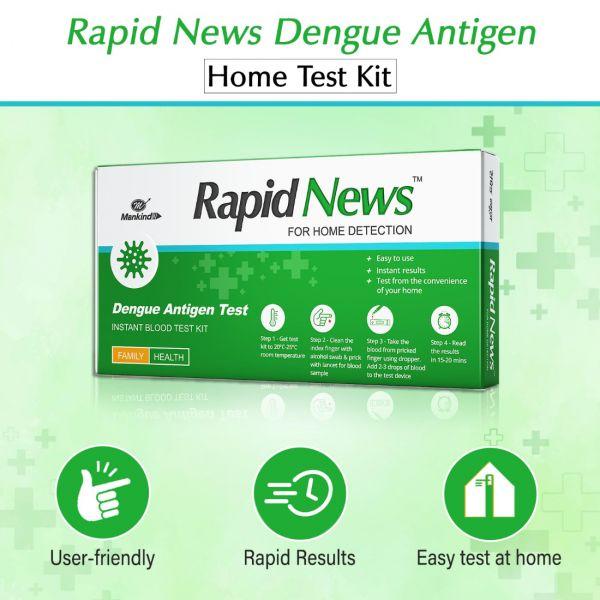 Rapid News Dengue Test Kit, 1kit