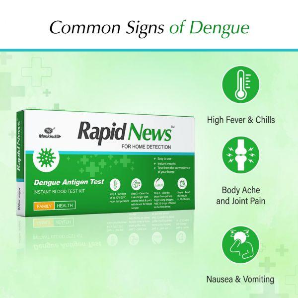 Rapid News Dengue Test Kit, 1kit