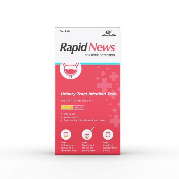 Rapid News Urinary Tract Infection Test Kit, 1kit