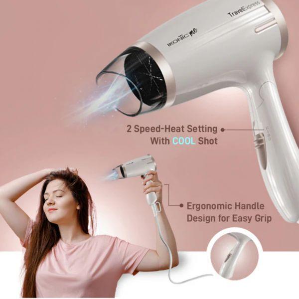 Ikonic Me Travel Express Hair Dryer, 1pc