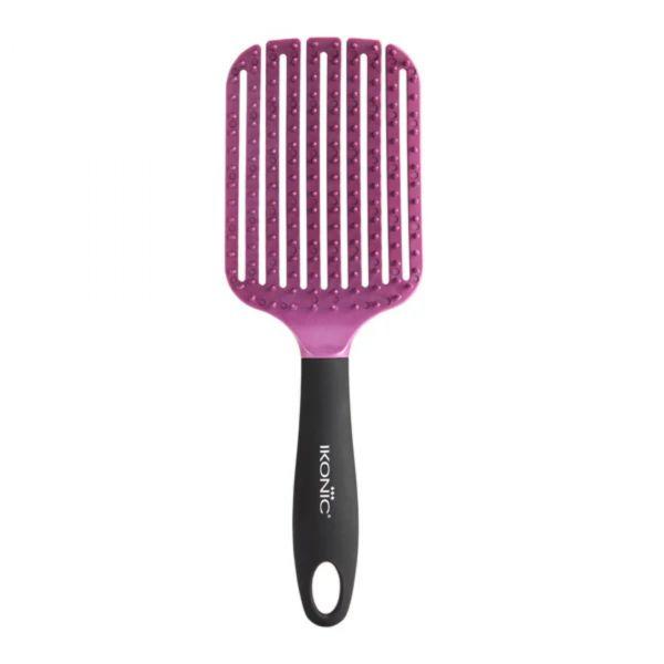 Ikonic Flexi Paddle Brush (Burgundy), 1pc