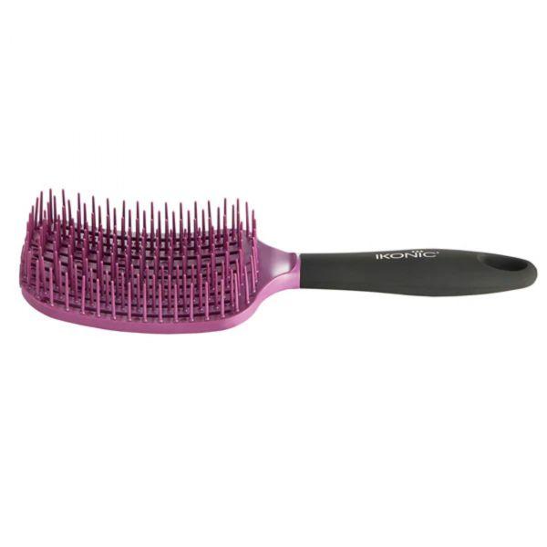 Ikonic Flexi Paddle Brush (Burgundy), 1pc