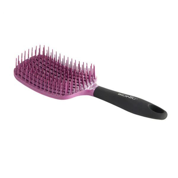 Ikonic Flexi Paddle Brush (Burgundy), 1pc