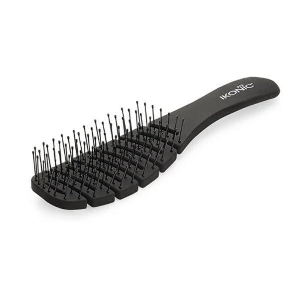 Ikonic Flexi Vent Hair Brush (Black), 1pc