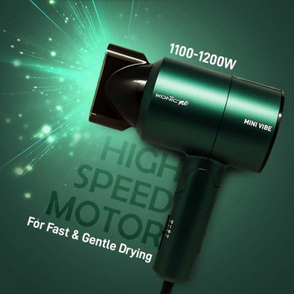 Ikonic Mini Vibe Hair Dryer (Emerald), 1pc