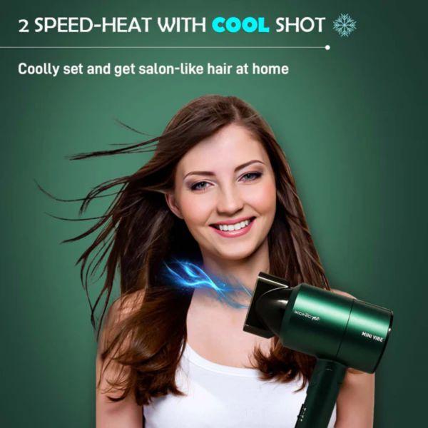 Ikonic Mini Vibe Hair Dryer (Emerald), 1pc