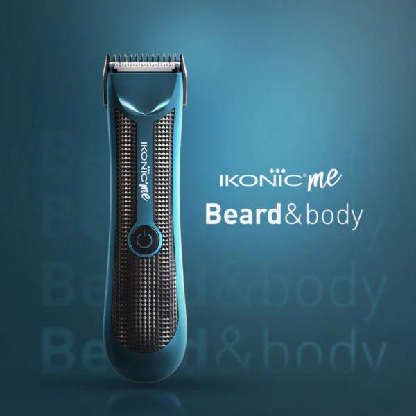 Ikonic Beard And Body Trimmer (Blue), 1pc