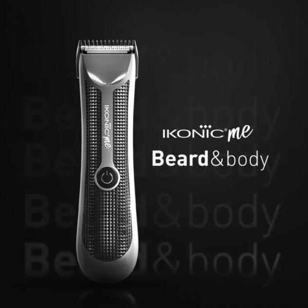 Ikonic Beard And Body Trimmer (Grey), 1pc