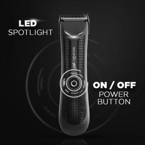 Ikonic Beard And Body Trimmer (Grey), 1pc