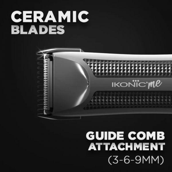 Ikonic Beard And Body Trimmer (Grey), 1pc