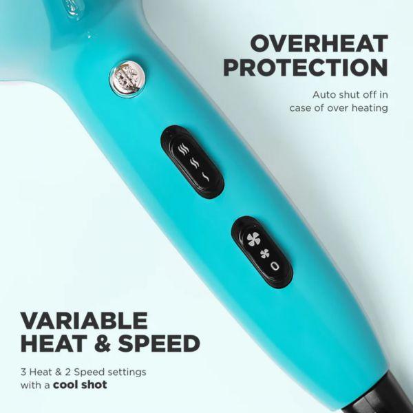 Ikonic Ultralight 2000 Hair Dryer (Teal), 1pc