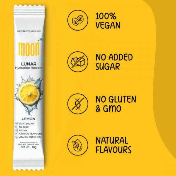 Moon Lunar Lemon Hydration booster, 6pcs