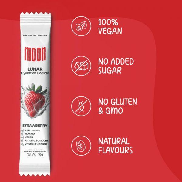 Moon Lunar Strawberry Hydration booster, 6pcs