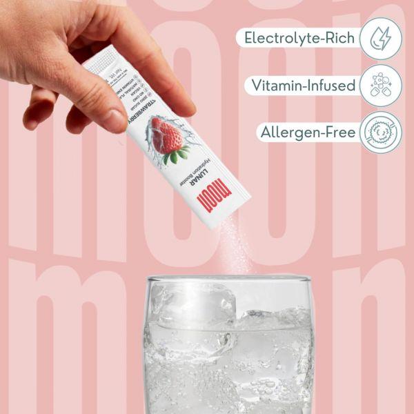 Moon Lunar Strawberry Hydration booster, 6pcs