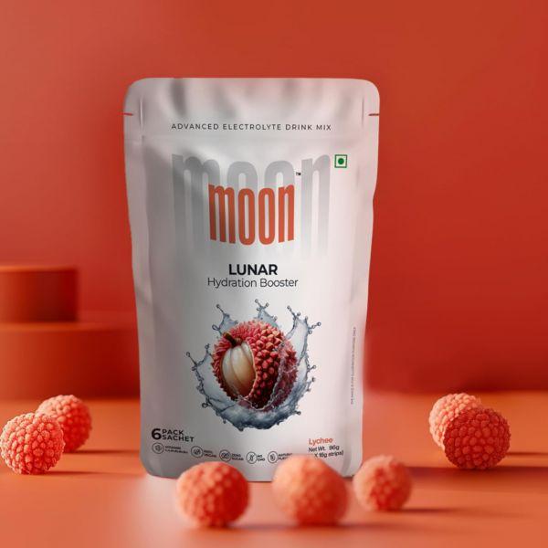 Moon Lunar Lychee Hydration booster, 6pcs