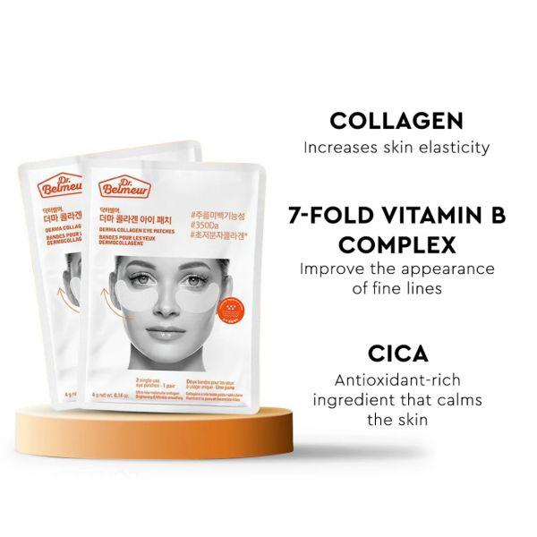 Dr.Belmeur Derma Collagen Eye Patches, 4gm