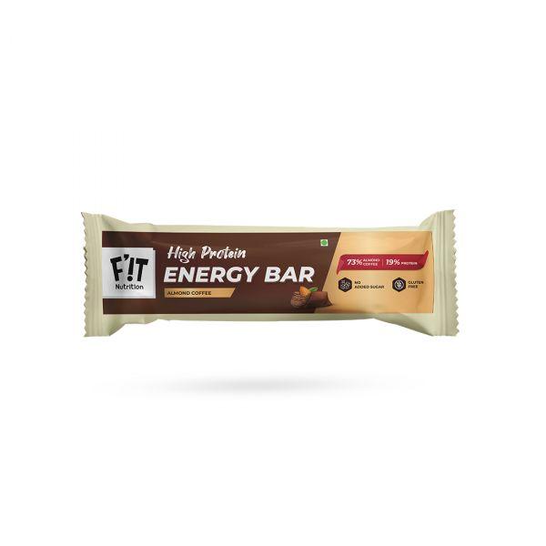 Fit Nutrition Almond Coffee Energy Bar, 35gm