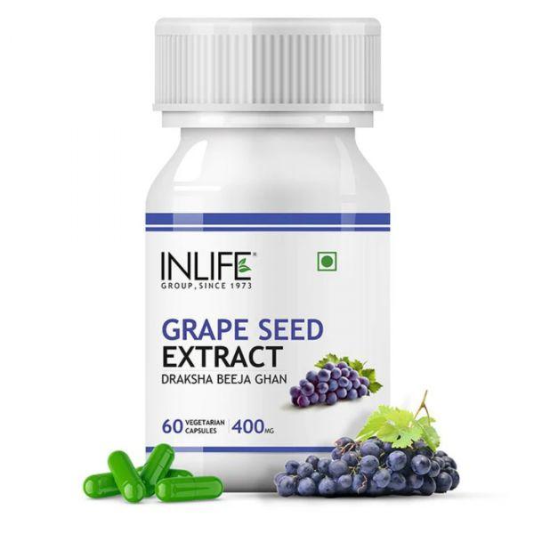 Inlife Grape Seed Extract, 60Caps