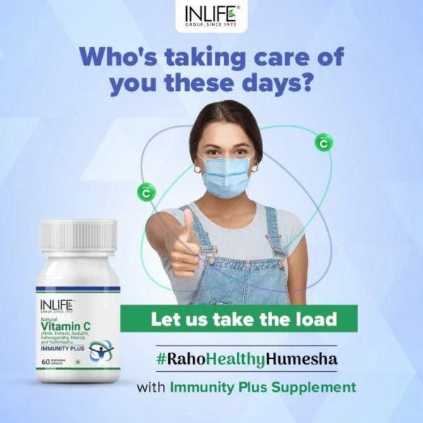 Inlife Immunity Plus (Vitamin C), 60Caps