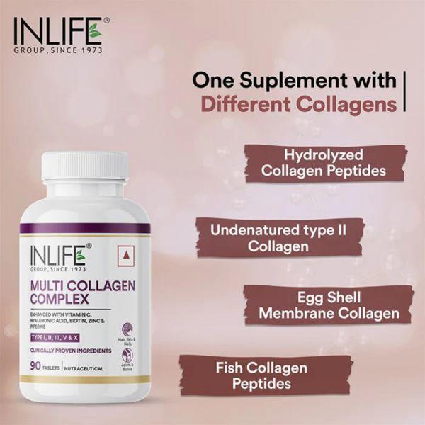 Inlife Multi Collagen Complex, 90Tabs