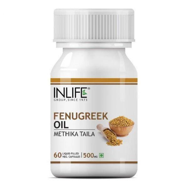 Inlife Fenugreek Oil, 60Caps