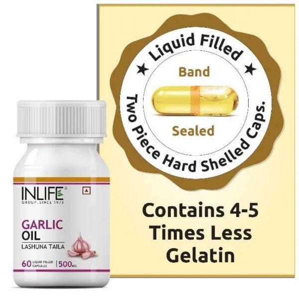 Inlife Garlic Oil, 60Caps