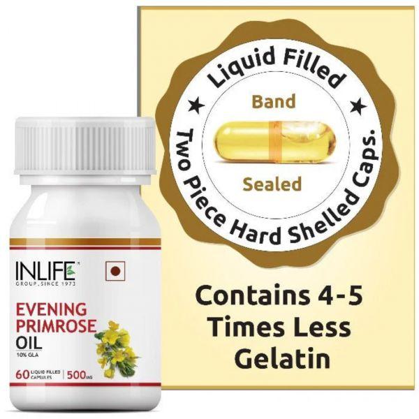 Inlife Evening Primrose Oil, 60Caps