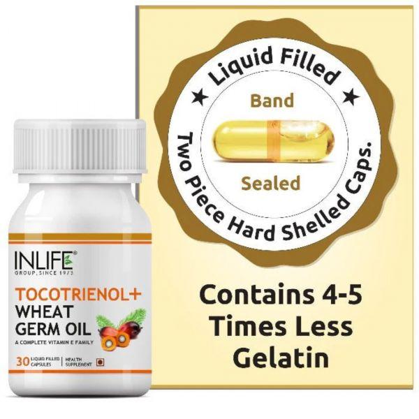 Inlife Tocotrienol + Wheat Germ Oil, 30Caps