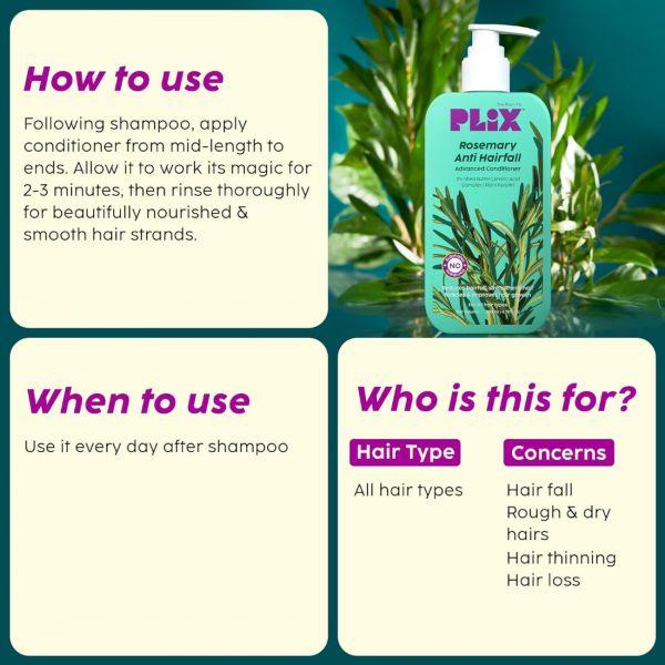 Plix Rosemary Advanced Anti Hair Fall Conditioner, 200ml