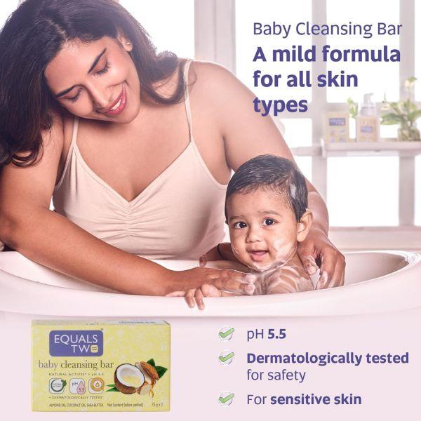 Equalstwo Baby Cleansing Bar, 1pack