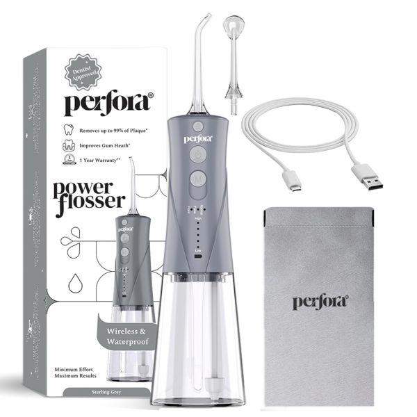 Perfora Power Flosser (Sterling Gray), 1pc