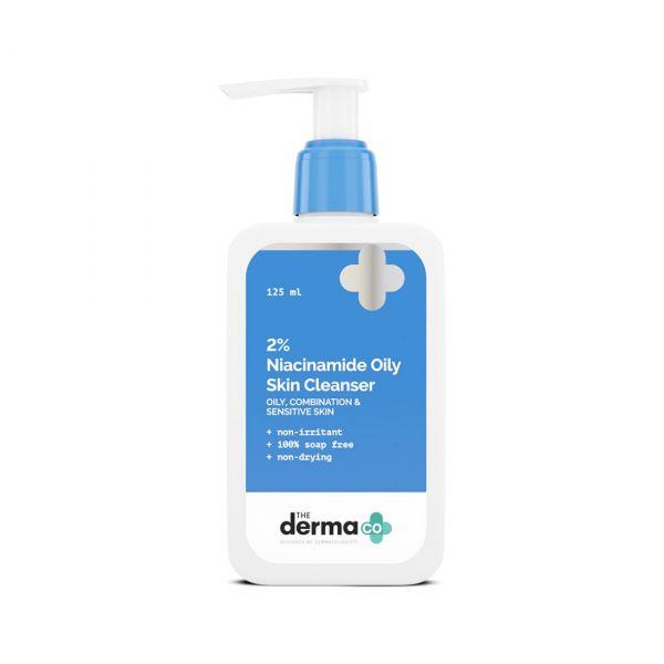 The Derma Co 2% Niacinamide Oily Skin Cleanser, 125ml