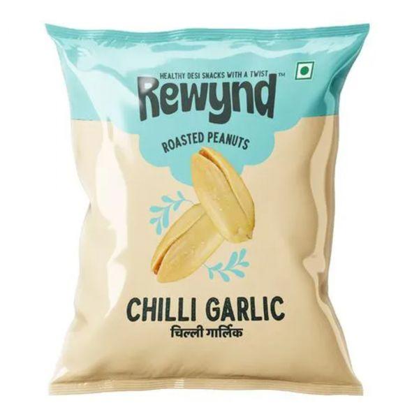 Rewynd Roasted Peanuts (Chilly Garlic), 140gm