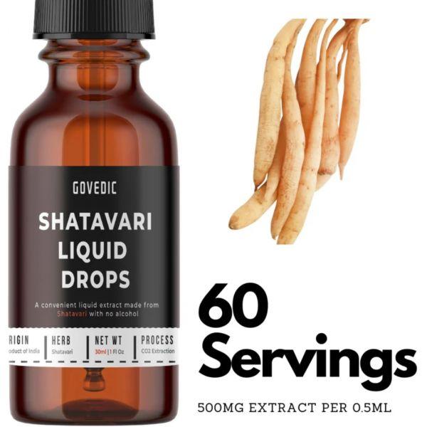 Govedic Shatavari Liquid Drops, 30ml