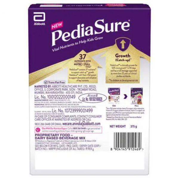 Pediasure Chocolate Flavour Nutrition Powder Refill, 375gm