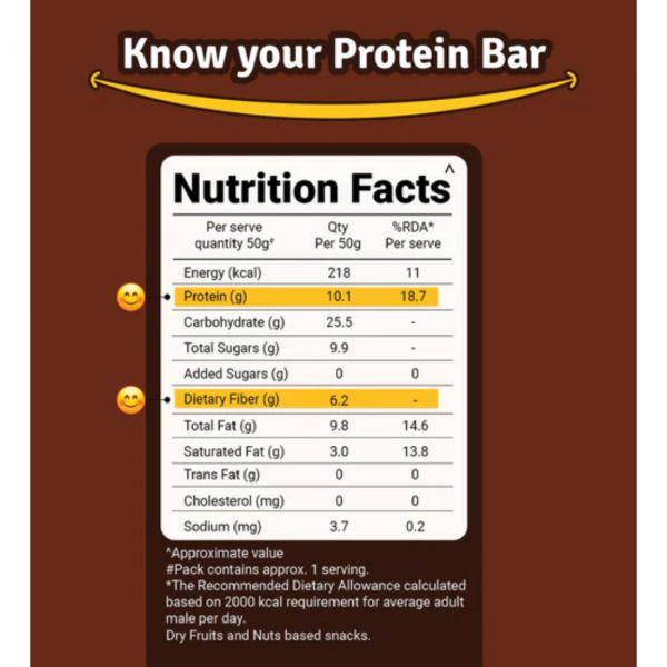 Prolicious Choco Seeds Protein Bar, 50gm