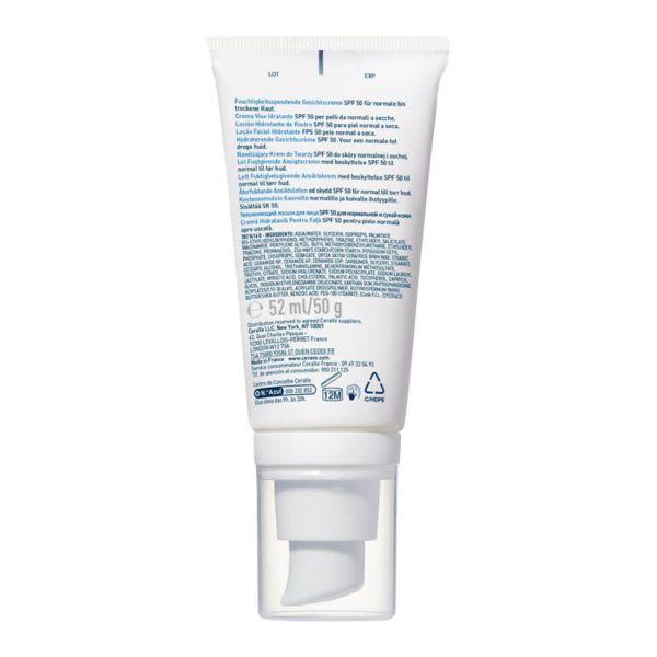 CeraVe AM Facial Moisturising Lotion With SPF 50 Sunscreen, 52ml