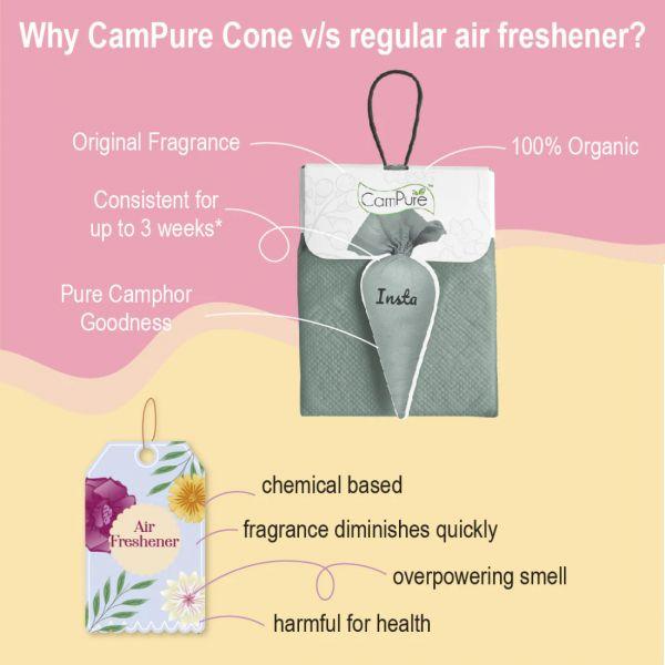 CamPure Insta Air Freshner (Bhimseni), 30gm