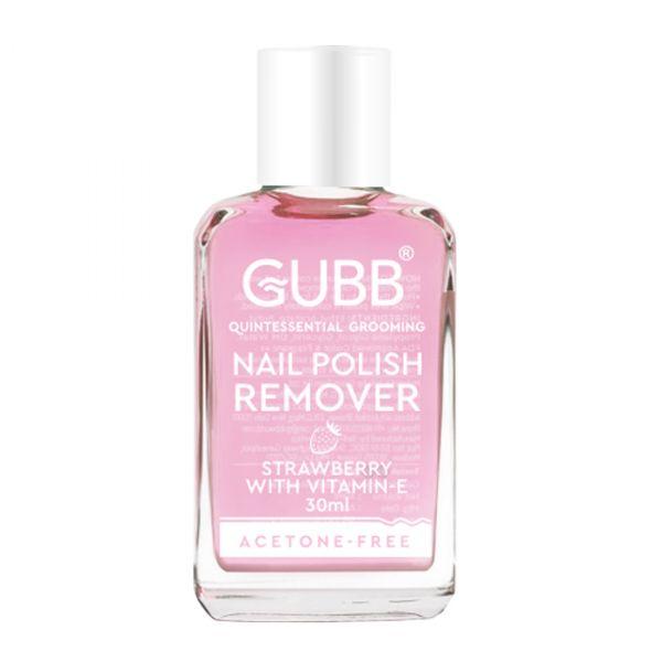 Gubb Nail Polish Remover (Strawberry), 30ml