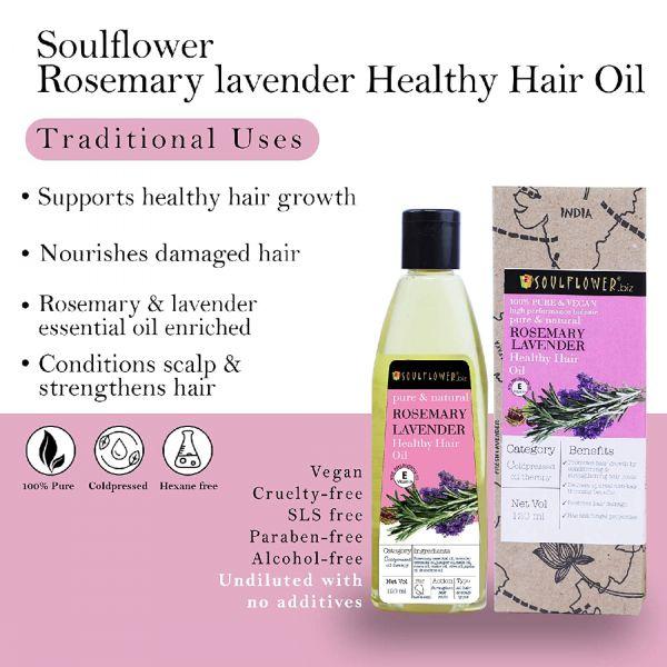 Buy Soulflower Rosemary Essential Oil 100% Pure and Natural for  Moisturising Skin, Hair Nourishment Online