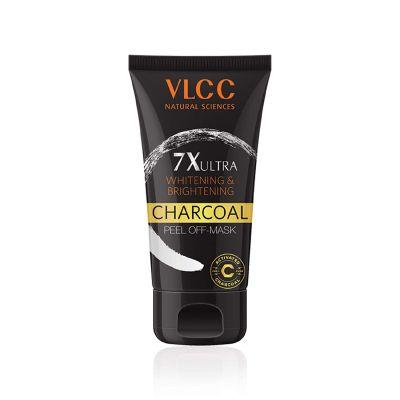 VLCC 7X Ultra Whitening & Brightening Charcoal Peel Off Mask, 100gm