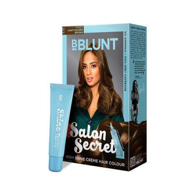 Bblunt Salon Secret High Shine Creme Hair Colour Honey Light Golden Brown 5.32
