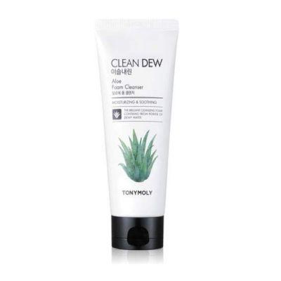 Tonymoly Clean Dew Aloe Foam Cleanser, 180ml